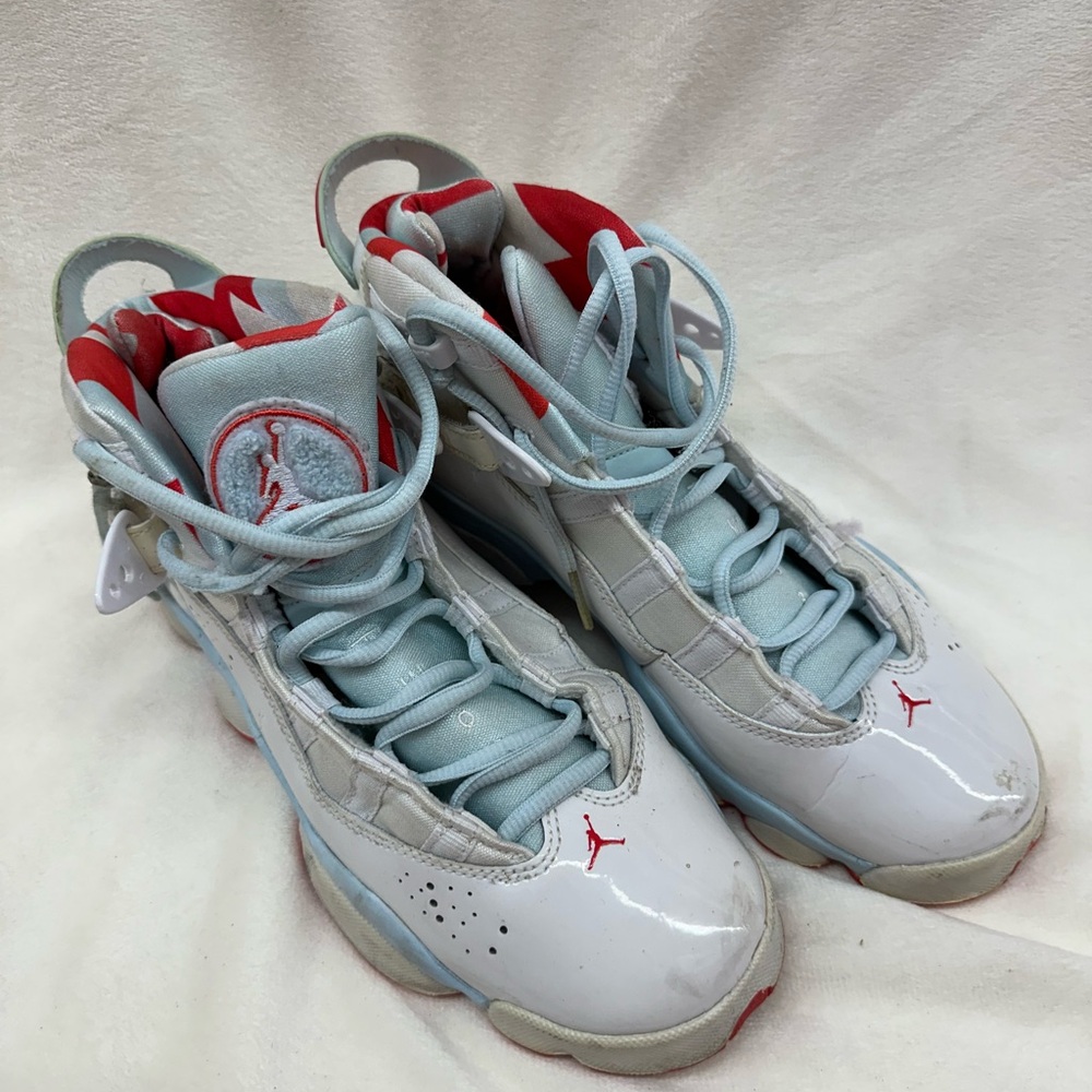 Women's Nike Jumpman Two Trey Sky J Two Tone Sneakers size 6.5 Y